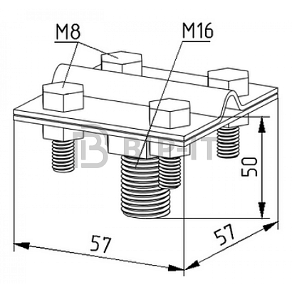 Зажим токоотвода
