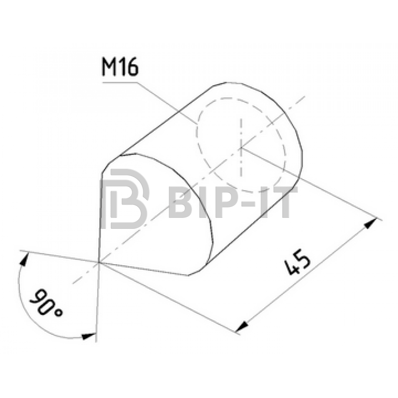Наконечник универсальный (90град.)