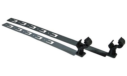 Держатель под черепицу с крючками с пластиковым фиксатором