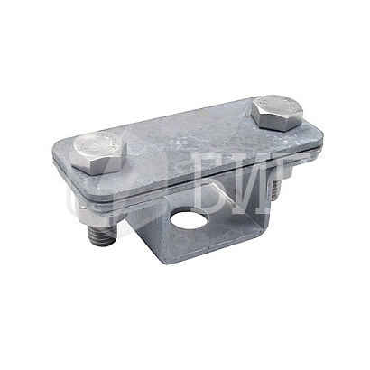 Держатель ZANDZ для полосы (до 40х6; M6; оцинкованная сталь)