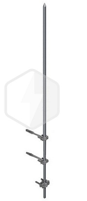 Молниеприемник-мачта (для вертикальных поверхностей; алюминий; нерж. зажим) ZANDZ