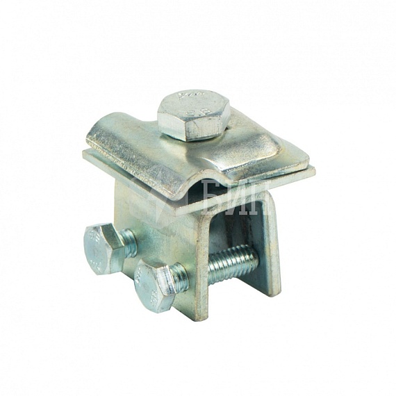 Держатель ZANDZ для круглого проводника на фальцевой кровле (D6-10; оцинкованная сталь)