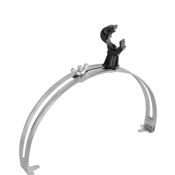 Держатель коньковый регулируемый с пластиковым фиксатором D-240мм