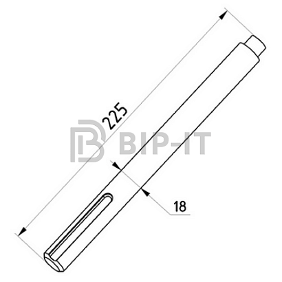 Насадка на виброинструмент (SDS-max)
