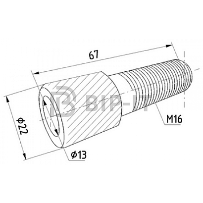 Головка удароприемная усиленная