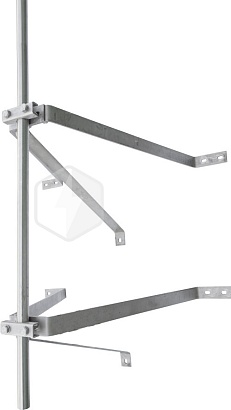 Держатель для молниеприемников GL-2110X (уст. на стену; нерж. сталь) GALMAR 