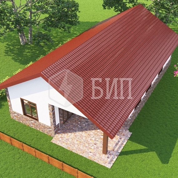 Комплект молниезащиты для частного дома с двускатной кровлей без дымоходных труб ZZ-200-002 ZANDZ