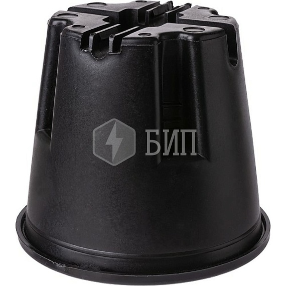 Держатель ZANDZ для круглого проводника на плоской кровле (D8; пластик; с бетоном)