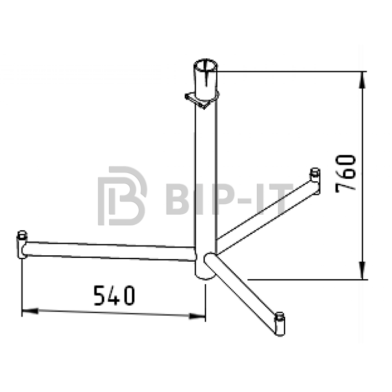 Тренога для мачты молниеприемника