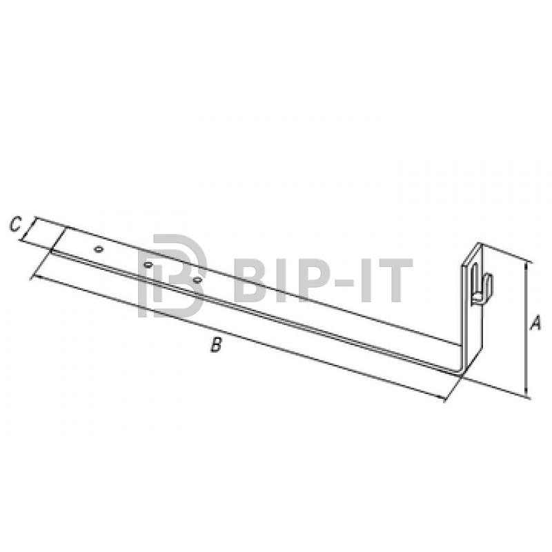 Держатель под черепицу L-415мм