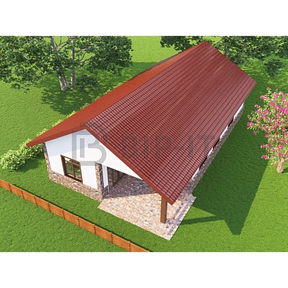 Комплект молниезащиты для частного дома с двускатной кровлей без дымоходных труб ZZ-200-002 ZANDZ