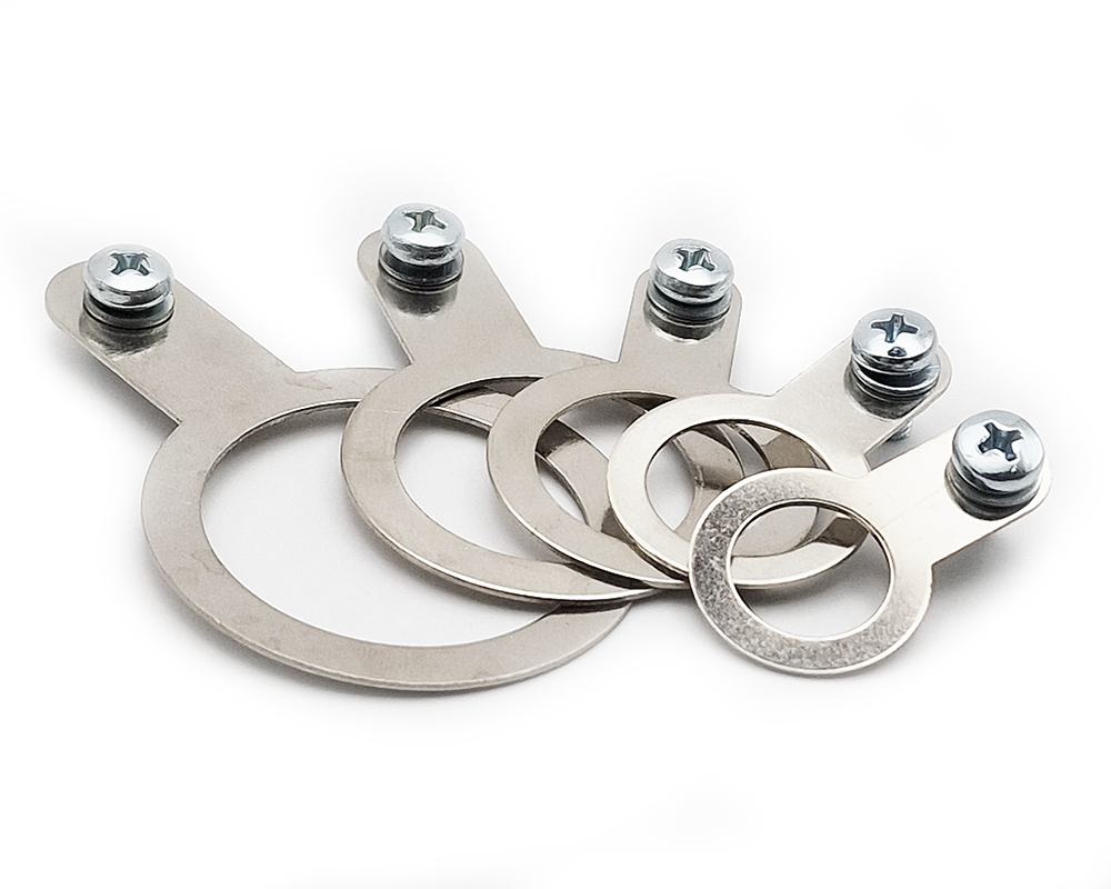 Кольцо заземления никелированная латунь