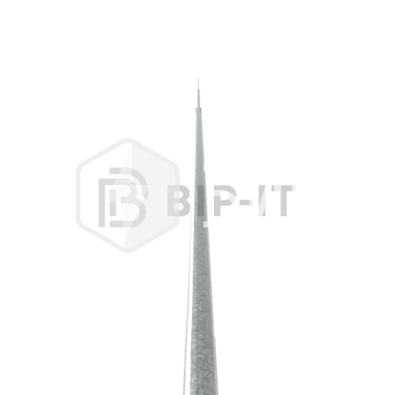 Молниеприёмник вертикальный 17 м (оцинк. сталь; с закладной под фундамент; 1а ветр.район; 7й снег.район; 6й сейсм.район)