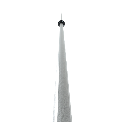 Молниеприёмник вертикальный (оцинк. сталь; с закладной под фундамент; 4й ветр.р-н; 2й снег.р-н; 6й сейсм.р-н )