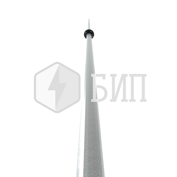 Молниеприёмник вертикальный 16 м (оцинк. сталь; с закладной под фундамент; 1-й ветр.район; 5-й снеговой, 5-й сейсм. район, исполнение ХЛ)