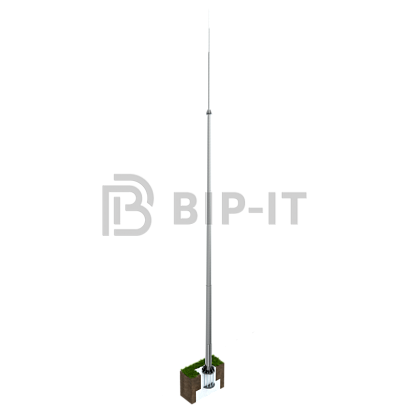 Молниеприёмник вертикальный (оцинк. сталь; с закладными под фундамент; 7й ветр. район; 6я сейсмичность; 5й снег. район; исполнение ХЛ)